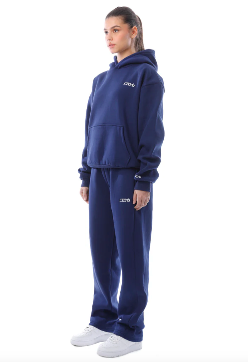 Navy Blue Sweat Set