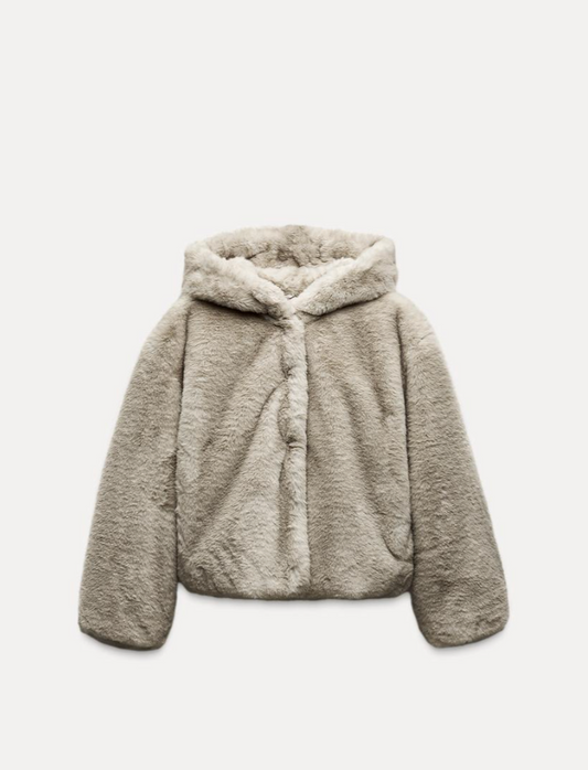 Hooded Teddy Jacket